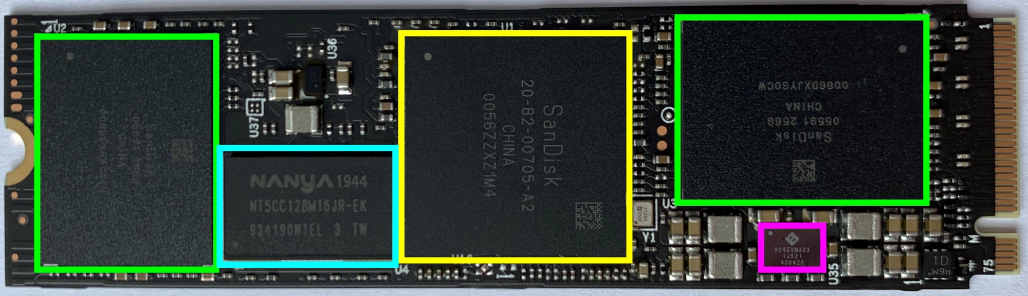 SN730 PCB 布局